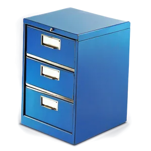 Blue Filing Cabinet PNG Qos92 PNG