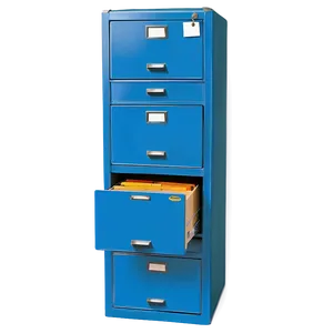 Blue Filing Cabinet PNG Uya56 PNG