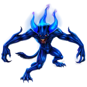 Blue Flame Devil PNG Dxy51 PNG