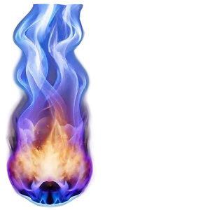 Blue Flame PNG Seq51