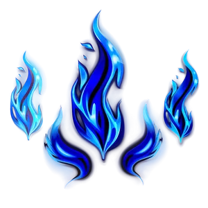 Blue Flames Decoration Png Laj32 PNG image