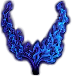 Blue Flames PNG 06122024
