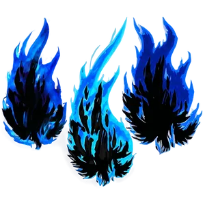 Blue Flames PNG Nka48 PNG