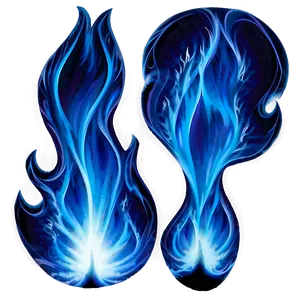 Blue Flames Texture Png 06122024 PNG image