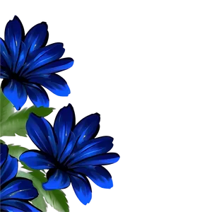 Blue Flower Background PNG Isr