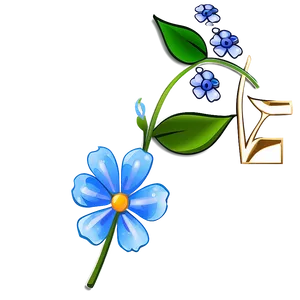 Blue Flower Craft PNG Ump89 PNG