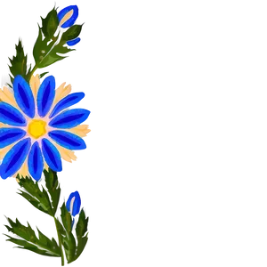 Blue Flower Nature PNG 61