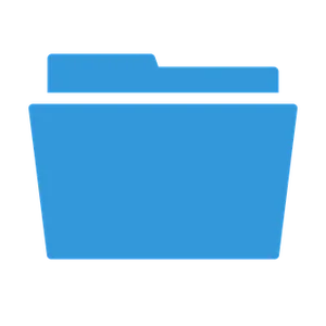 Blue Folder Icon