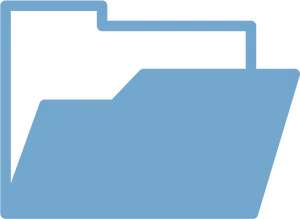 Blue Folder Icon PNG