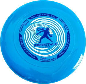 Blue Freestyle Frisbee Disc160 Grams PNG image