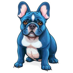 Blue French Bulldog Png Fsm14 PNG image