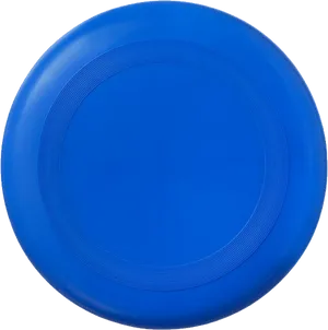 Blue Frisbee Top View PNG image