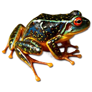 Blue Frog Clipart PNG 06262024 PNG