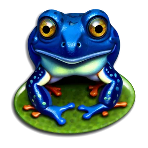 Blue Frog Clipart PNG 27 PNG
