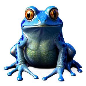Blue Frog Clipart PNG Uhj5 PNG