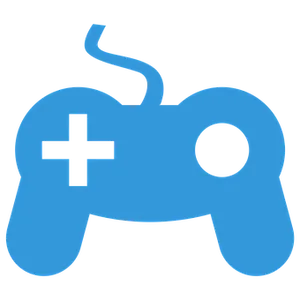 Blue Game Controller Icon