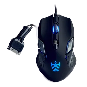 Blue Gaming Mouse PNG Hbc75