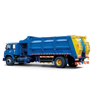 Blue Garbage Truck Png 13 PNG image