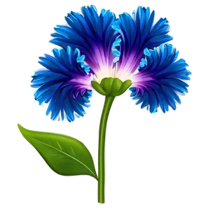 Blue Garden Flower PNG Dvh64 PNG