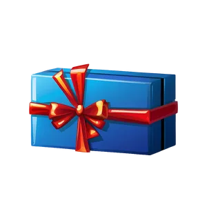 Blue Gift Box PNG 05252024