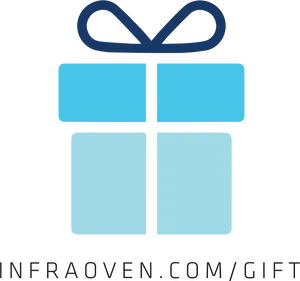 Blue Gift Iconwith U R L PNG image