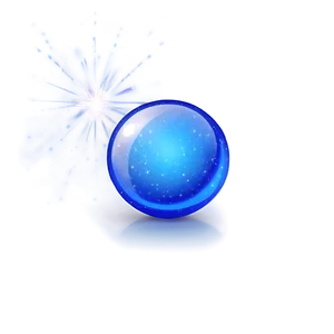 Blue Glass Ball Png 05242024 PNG image