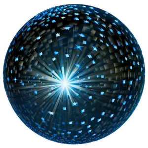 Blue Glitter Ball Png 32 PNG image