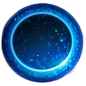 Blue Glow Circle Png 06122024 PNG image