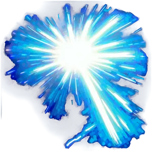 Blue Glow Explosion PNG 65