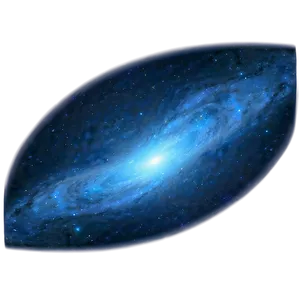 Blue Glow Galaxy PNG Rxt