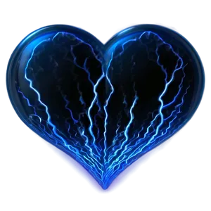 Blue Glow Heart Png Baa92 PNG image