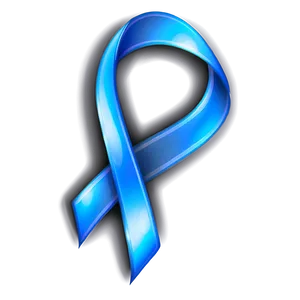 Blue Glow Ribbon PNG Tyg61 PNG