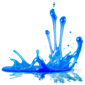 Blue Glow Splash PNG Lhc