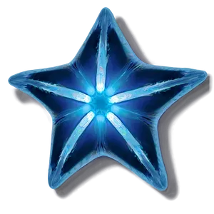 Blue Glow Star Png 74 PNG image