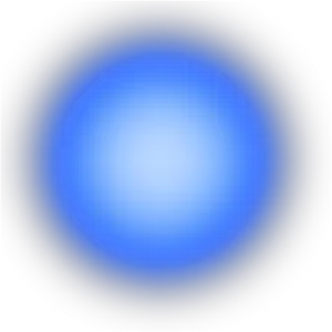 Blue Glowing Light Effect PNG image