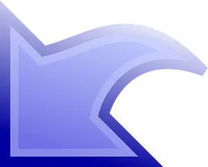 Blue Gradient Arrow Icon