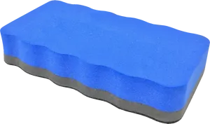 Blue Gray Eraser Isolated