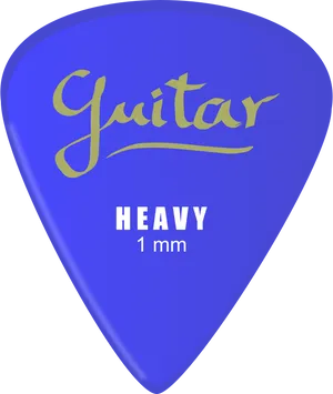 Blue Guitar Pick Heavy1mm