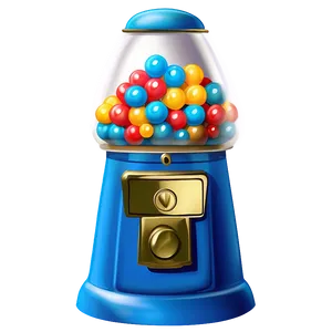 Blue Gumball Machine Png Qde PNG image