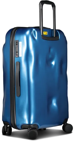 Blue Hardshell Suitcase PNG image