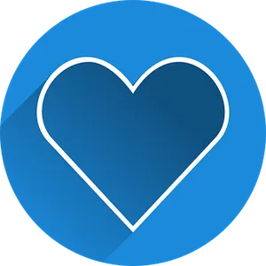 Blue Heart Icon