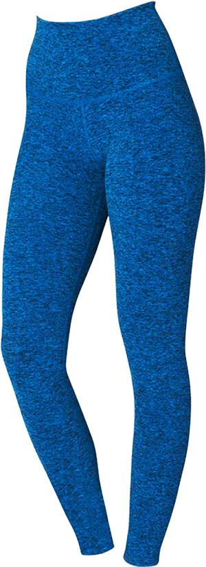 Blue Heathered Leggings PNG image