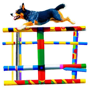 Blue Heeler Agility Course Png Yeb4 PNG image