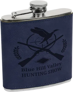 Blue Hill Valley Hunting Show Flask PNG image