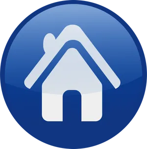 Blue Home Icon