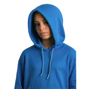 Blue Hoodie Strings Png Wgj PNG image