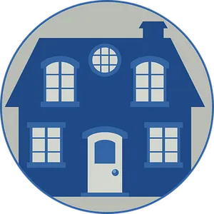 Blue House Icon