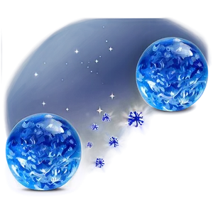 Blue Ice Ball PNG Eyc PNG