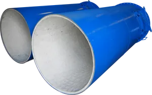 Blue Industrial Pipes