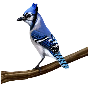 Blue Jay Bird PNG 05032024